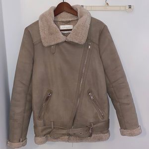 Zara Shearling coat ⚡️SEND BEST OFFER⚡️